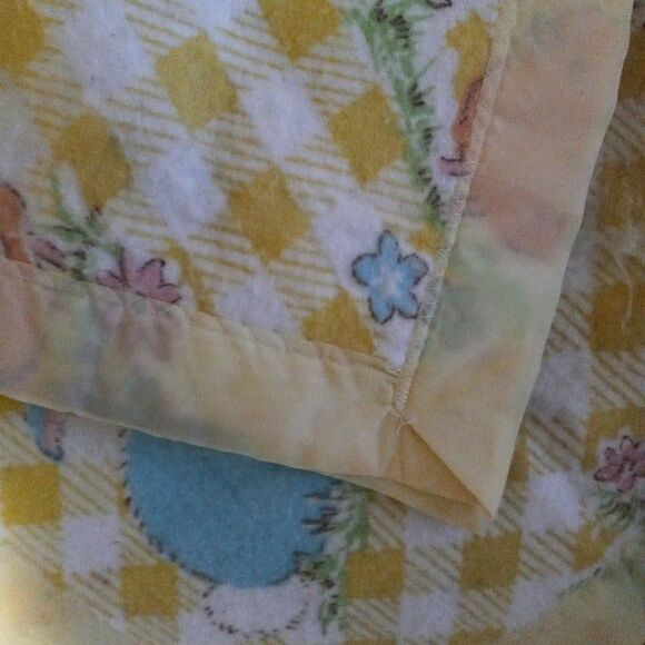 Vintage Downy Dreams by Beacon Baby / Toddler Blanket-45 x 40-Satin Trimmed - Picture 5 of 8